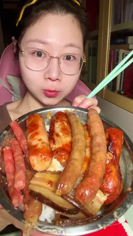 douyin mukbang lapxuong sausage #mukbangvideo #asmr  #thanhantrungquoc #mukbangthitmo #viral