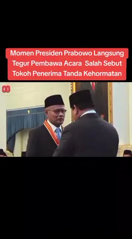 Presiden Prabowo Subianto Menganugrahkan Tanda Kehormatan Republik Indonesia Kepada 141 Tokoh di Istana Negara Pada 25/8/2025 #prabowo 
