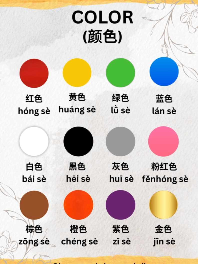 belajar warna dalam bahasa Mandarin (颜色) #learnchinese #learnchineseonline#chineseforbeginners#mandarin #chinese #chinesecolors #belajarmandarin #fypシ゚viral🖤tiktok