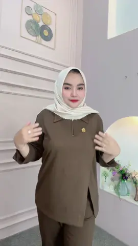 Kembaran yukk pake warna mahogani cantik banget beb#fypシ゚viral #oneset #OOTD 