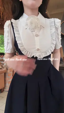 Xanh than cái màu siu dễ mặc lun, k kén da #xhuong #tiktok #vayxinh #thoitrang #xh 