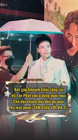 Tổng tài Võ Tấn Phát dưới mưa, nó lãng tử mà lãng mạn mà cũng lãng lãng... #mtrending #lamgiauvoima #votanphat #tongtai #xuhuong 