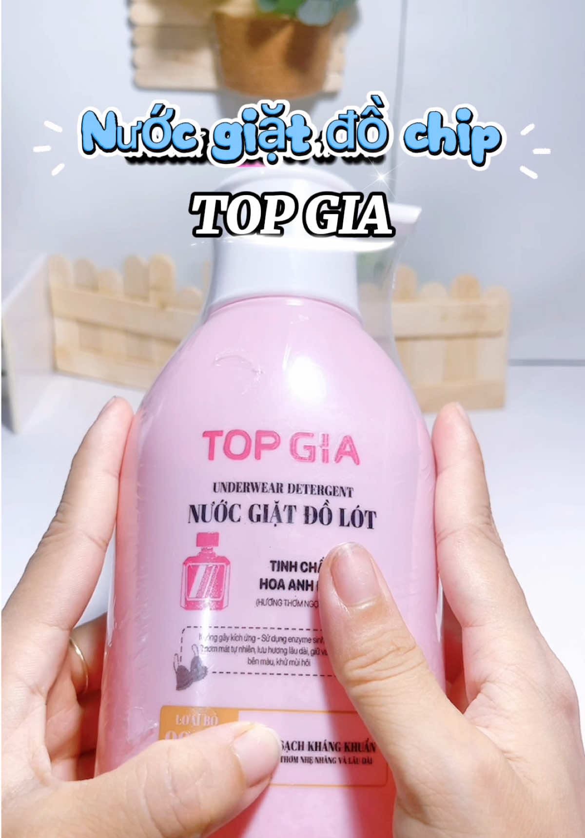 Nước giặt đồ chip Top Gia#viral #goclamdep #topgia #nuocgiatdolot 