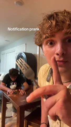 Pranked him 😭 @Cristiprez #pranked #viral #notification