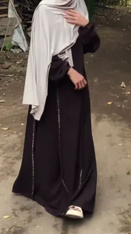 Coklat mahogani🤎🤎#abayafashion #dressabaya #syaharadress 