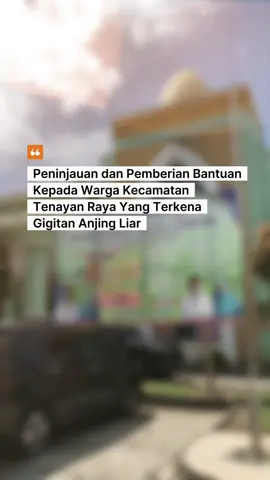 Walikota Pekanbaru H Agung Nugroho SE MM bersama jajaran tinjau langsung serta memberikan bantuan kepada warga kecamatan Tenayan Raya yang menjadi korban amukan anjing liar bertempat di Puskesmas Sapta Taruna. Disambut langsung oleh Camat Tenayan Raya Abdul Barri S IP M IP bersama Kepala Puskesmas Rejosari Mira Susmitha SKM dan Lurah Tangkerang Timur Beni Wahyudi SP bantuan ini di terima langsung oleh keluarga korban dan mudah-mudahan kondisi nya semakin membaik. #camattenayanraya #abdulbarri #tenayanrayabisa #pekanbaruaman  🗓️Sabtu, 23 Agustus 2025 📌Puskesmas Sapta Taruna Bersama Bersinergi dan Berkolaborasi Membangun Pekanbaru Tenayan Raya BISA Pekanbaru AMAN “Ikuti selalu berita terupdate seputar Kecamatan Tenayan raya dengan cara like dan follow baik Instagram, Tiktok dan Facebook”