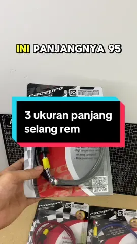Simak ukuran selang rem sebelum beli, jangan sampai salah ukuran yaa😁🤩 #racepro #selangrem 