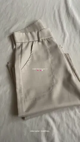 calling all trouser girlies! 🫶🏼🎀💗 #creamtrouser #trouser #trouserrecommendation #bosentrouser 