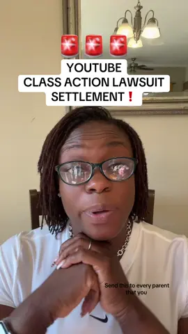 Take a look at this parents!! #youtube #classactionlawsuit #settlement #fyp