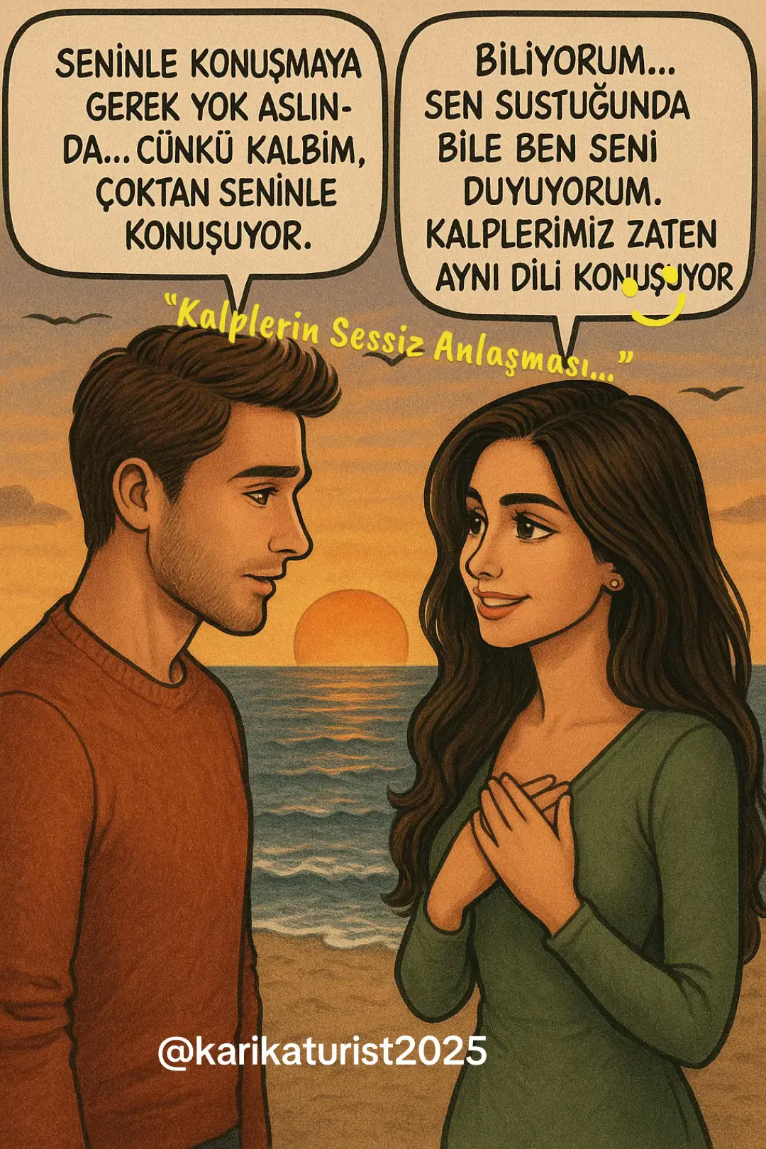 #karikatür, #ilişkiler, #duygusalkarikatür, #mizah, #gününsözü, #sözler #karikaturist2025