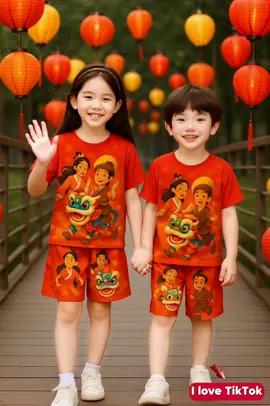BỘ TRUNG THU BÉ TRAI VÀ BÉ GÁI#xuhuong #xuhuongtiktok #quanaobegai #quanaobetrai 