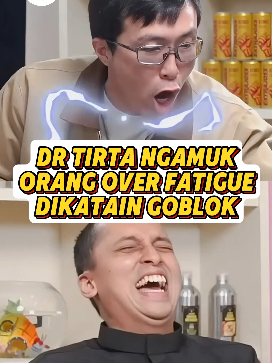 DR TIRTA NGAMUK ORANG OVER FATIGUE DIKATAIN GOBLOK 😂 Tonton selengkapnya di YT NOICE - Podcast Bahlul. Bersama Kamal, Sahil dan Dr Tirta. #klip #podcast #lucu #ngakak #ketawa #kocak #ketawaitusehat #noice #podcastbahlul #sahil #kamal #drtirta #tirta