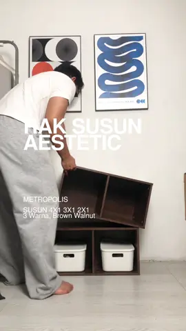 Rak susun yang punya ku 2X1 tapi beli 2 jadi ada 4 dan bisa di pindah pindah dan di atur atur posisinya. #raksusun #pira #rak #rakestetik 