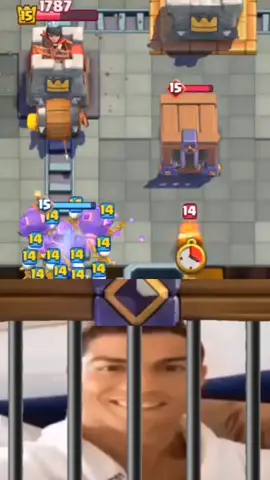 Bro is not firecracker #clashroyale #clashtok #goblincage #cameraman #fyp 