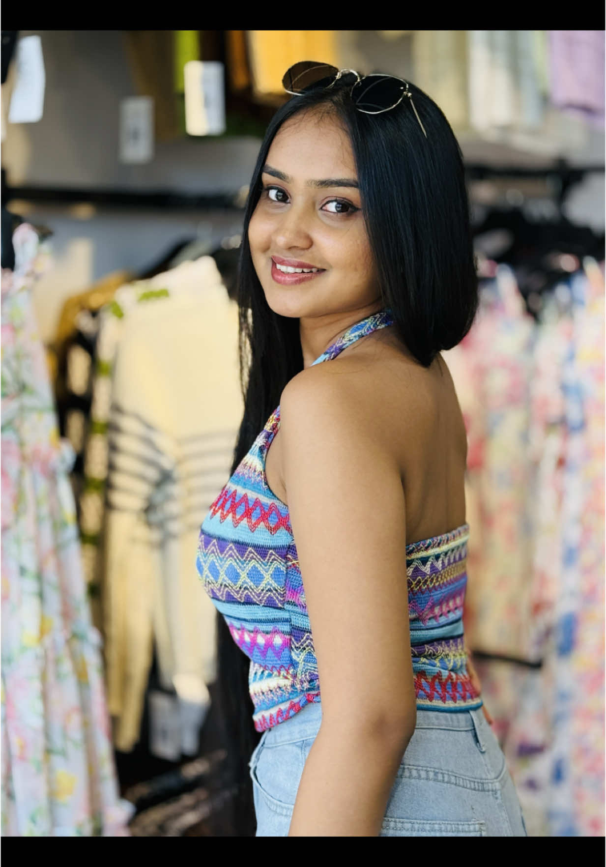 • Rainbow Top • Printed Denim Free size Colours available Visit our showrooms Kadawatha & Ragama Call us on 0760398071 #nova #vindy #imported #bangkok #trendy #fashion #kadawatha #ragama 