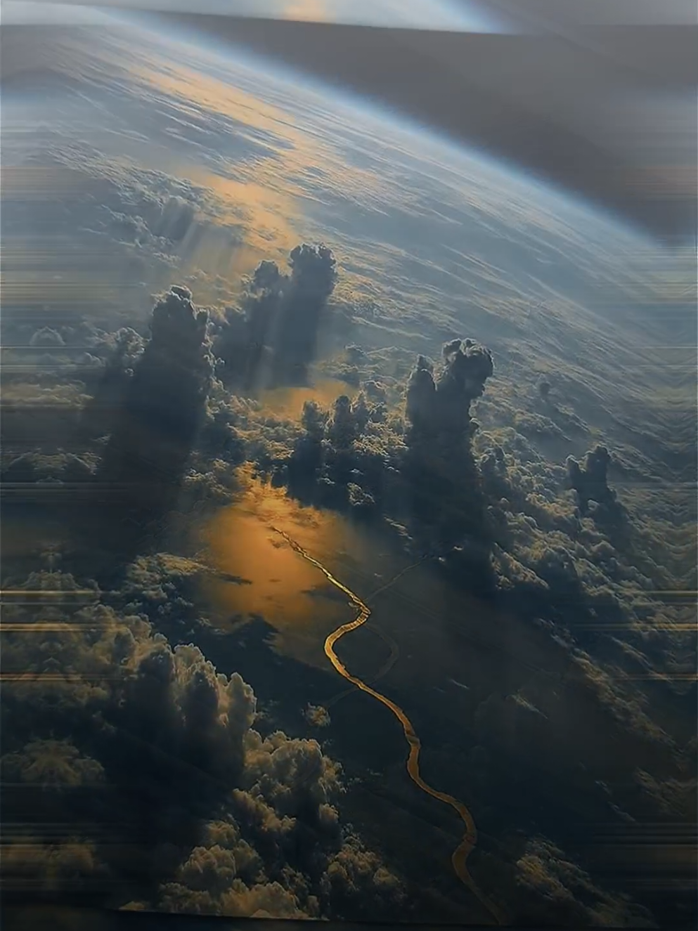 Foto-foto ini diambil dari Stasiun Luar Angkasa Internasional (ISS), dengan pencahayaan alami yang sangat indah-memperlihatkan keindahan sungai, awan, dan cahaya matahari. Dari atas, Bumi terlihat begitu damai dan menakjubkan. Semua gunung, lautan, dan kota hanyalah titik-titik kecil di hamparan alam semesta yang luas. Foto-foto ini mengingatkan kita bahwa sebesar apa pun kita di Bumi, kita hanyalah bagian kecil dari alam semesta yang maha luas. NASA, EASA, NOAA & Other Space Agencies #nasa #foto #luarangkasa  #space #seni
