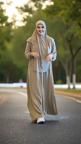 Jannah River -Aqila Dress Set Khimar LD 120 Jersey Korea Mewah Gamis Lebaran 2025 (Gamis Haji dan Umroh) Wudhu Friendly Lengan Balon Wanita Muslim Syari #dress #umrah #muslimah #gamis #fashion 