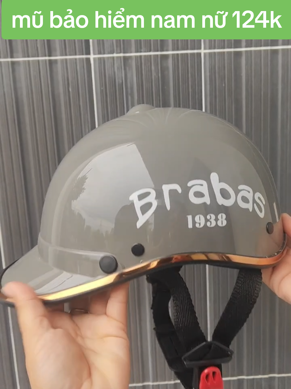 Brabas Nón Bảo Hiểm Phong Cách trẻ trung thời trang dành cho mọi lứa tuổi 124,,5k #muataitiktok #kênhmecu # #CapCut #cuocsongthuongngay 