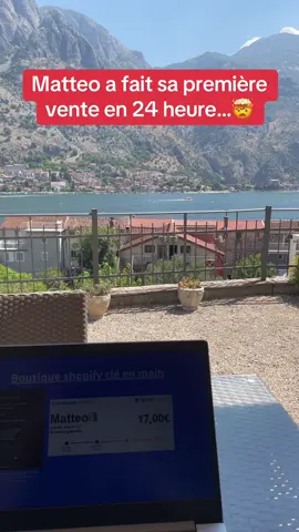 Matteo a fait sa première vente en 24 heure…🤯 Si tu souhaites débuter le e-commerce dans les meilleurs conditions possibles, on propose des boutiques 100% clé en main, crée par des experts et livré en 24h! Sa se passe dans ma bio!🚀  #shopify #dropshipping #business #ecommerce 