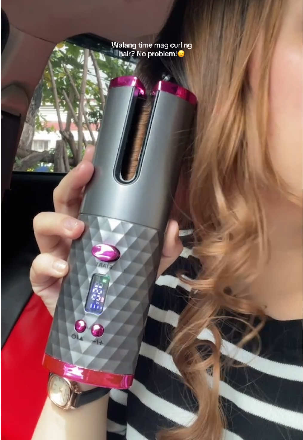 Kahit saan mo bitbitin to makakapag kulot kana 💁🏻‍♀️💞 #tiktok #trending #haircurler #portablehaircurler 