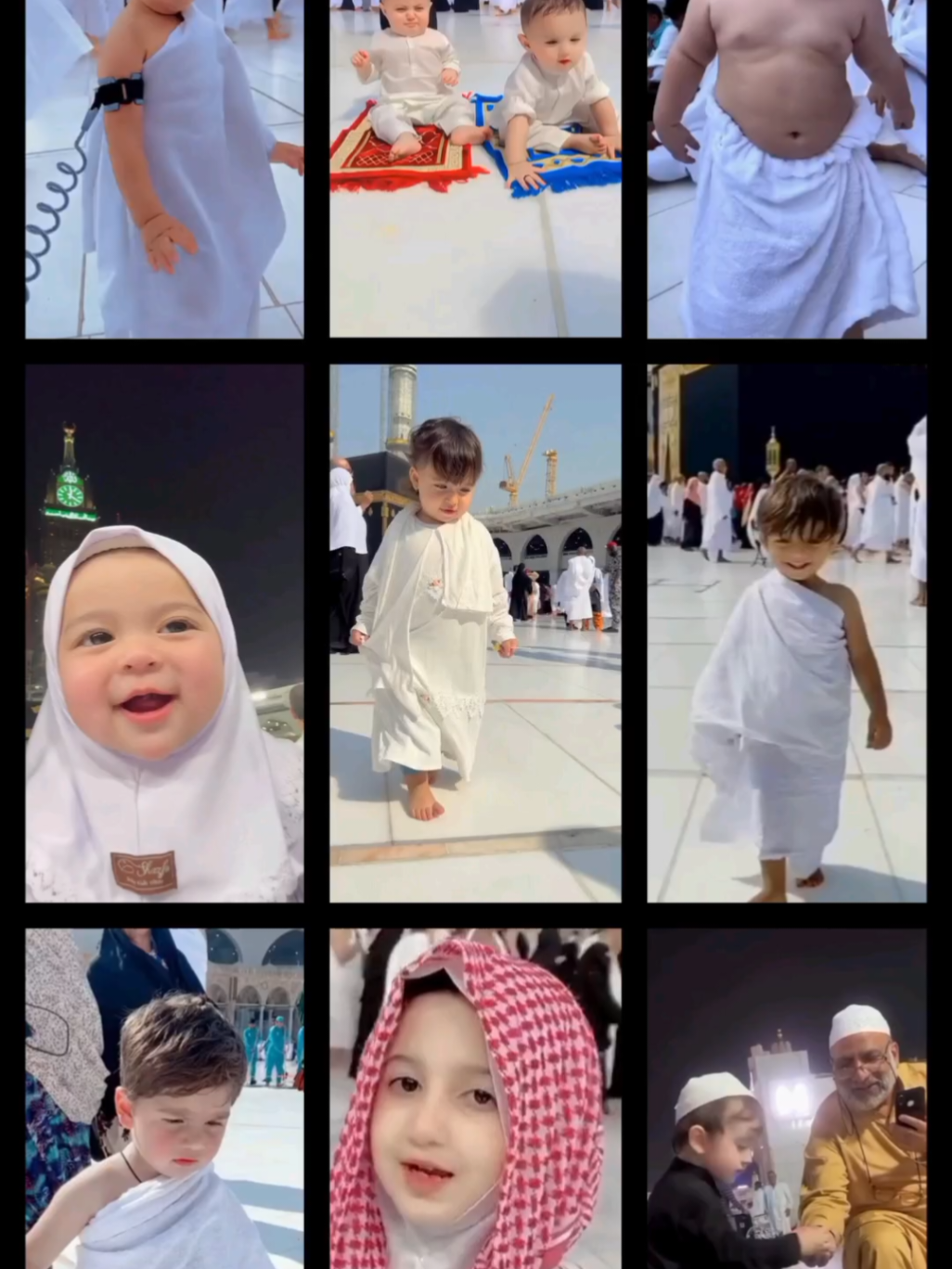 Cute Babies in Makkah, Madina | Say Mashallah | repost pleeeeeeeeeeez | please grow my account  like, comment, follow #islamic_video #cutebaby #OOTD #trendingviralvideo #unfrezzmyaccount 