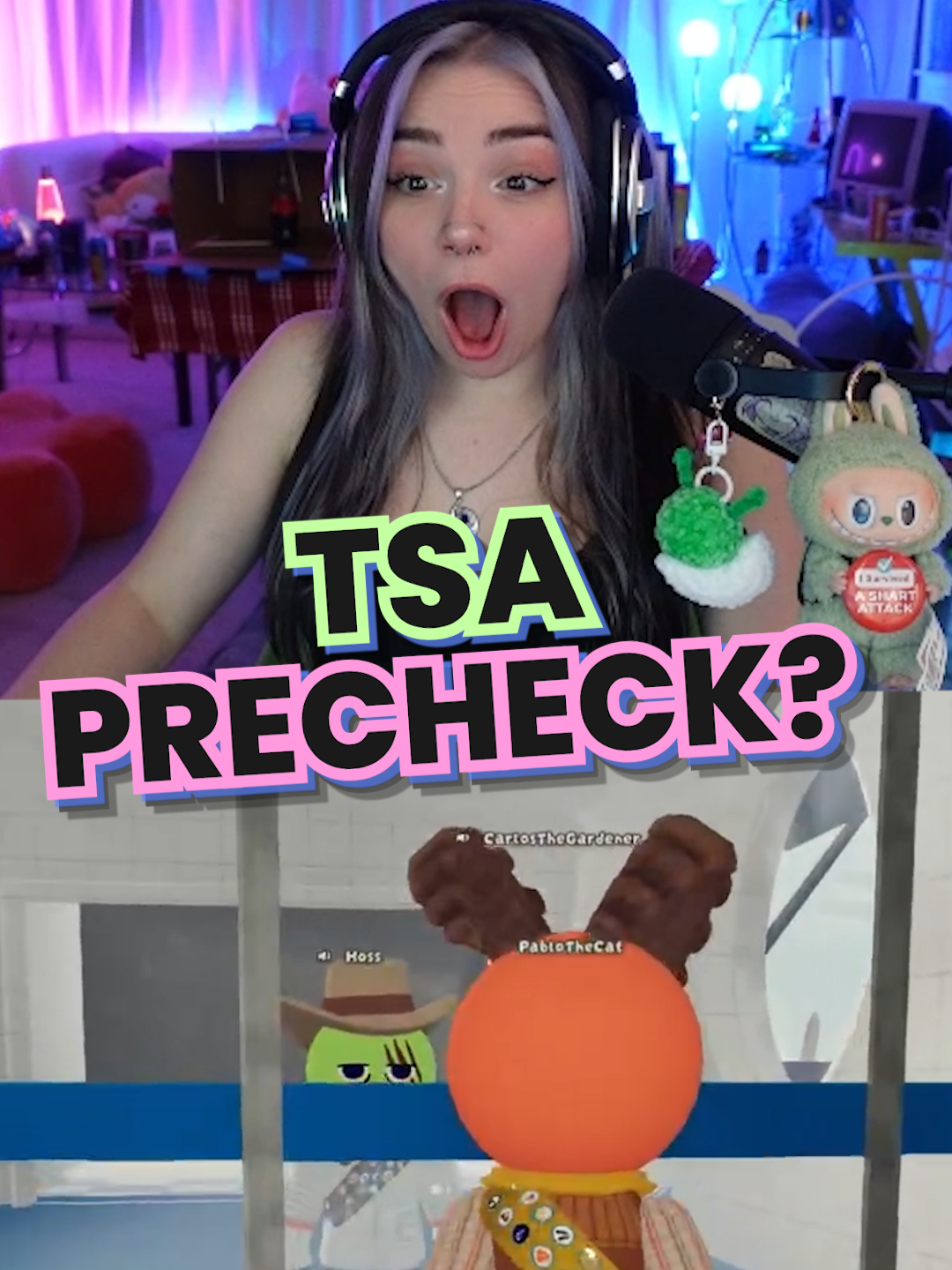 Peak added TSA Precheck 😂 @carlosthegardener @Ashly113 #funnymoment #peak #peakgame #peakmoments #steamgames