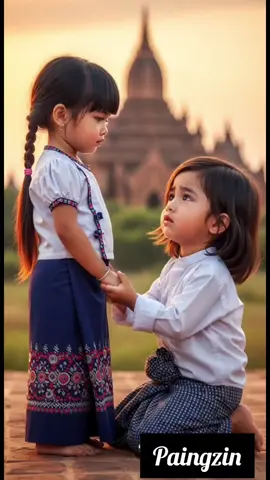 ပုဂံ ​နေဝင်ချိန်​လေးမှာ မမနဲ့🤪🥰😂#မမရဲ့အရှေ့မှာခေါင်းငုံ့ခြေစုံရပ်ကာ💜 #ချစ်စရာလေး #အမောပြေ #ai #fybシviral 