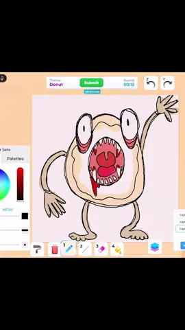 Making all my drawings scary.. Kinda… #roblox #robloxfyp #robloxedit #art #fyp 