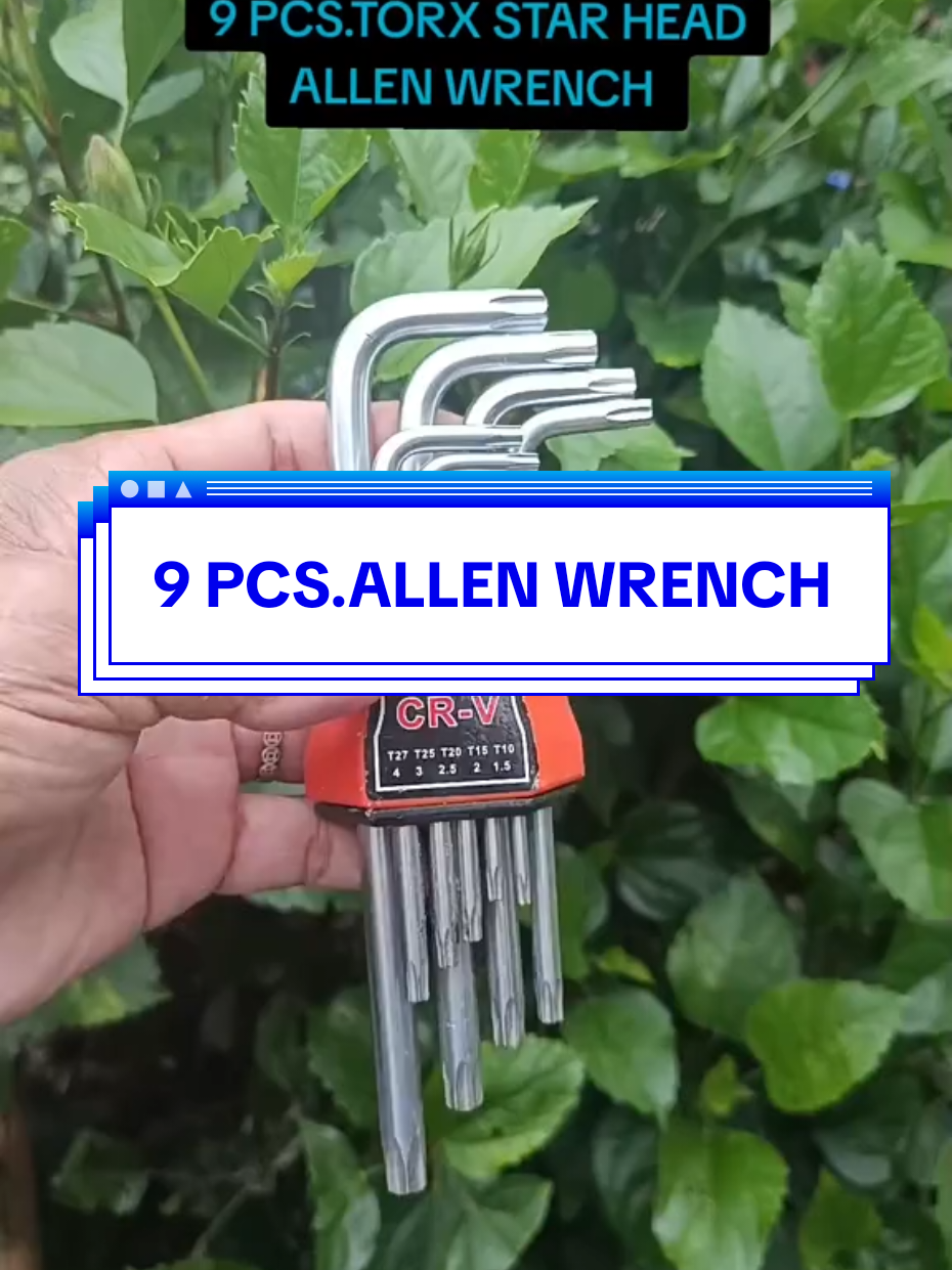 9 pcs.Allen Wrench heavy duty. #allenwrench#diytools  #tiktokmademebuyit 