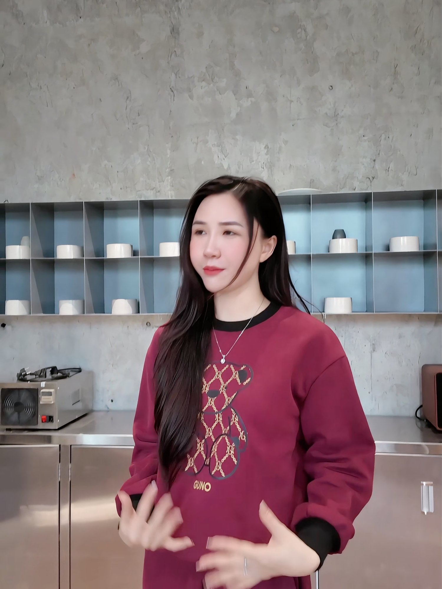 Quá xinh yêu cho 1 set nỉ in gấu của Guno luôn các bác ơi #phuongnguyenguno #guno