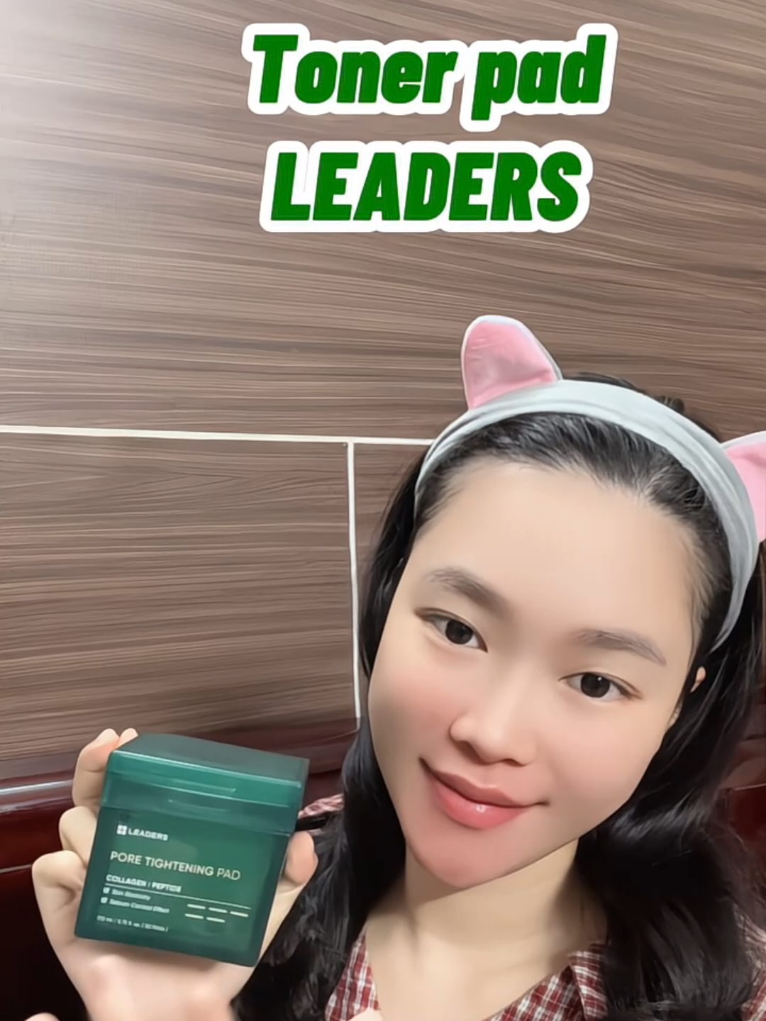 Muốn da mịn màng, lỗ chân lông thu nhỏ lại thì dùng em này. Vừa se khít vừa dưỡng ẩm, da căng bóng cực thích 💦 #Leaders #LeadersPoreTighteningPad #TonerPad #SeKhitLoChanLong #Repiel 