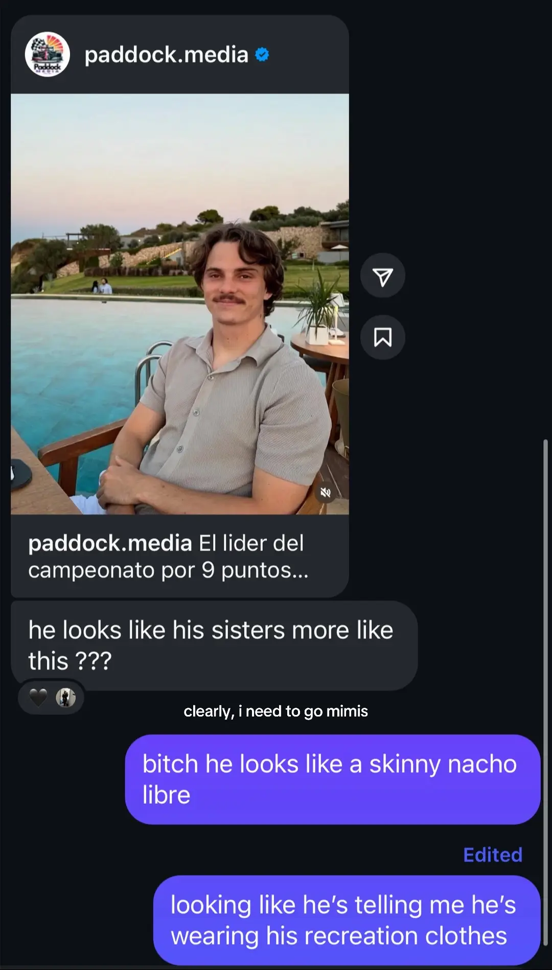 help. • • #f1memes #oscarpiastri #nacholibre 