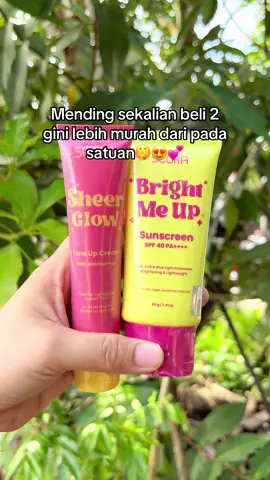 Tuh kan beneran sekalian beli 2 aja murah saking murahnya yang beli disini rame banget , produk nya bagus banget buat glowing dan melindung wajah kita dari paparan UV , mau glowing ya dari sekarang beli dan coba ga mahal tapi kualitasnnya bagus yang pake aja rame bangett , buruan di beli sekarang #sunscreen #sunscreenviral #skincare #produkviral #masukberanda 