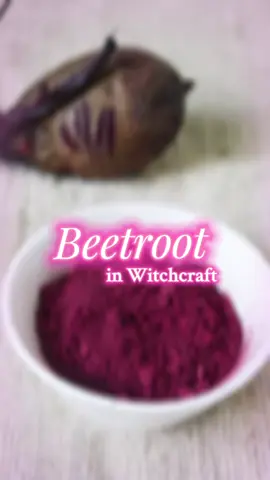 Witchcraft 101: Beetroot This is such a seriously underrated component in witchcraft.  #witchcraft #witchcraft101 #traditionalwitch #appalachianwitch #germanwitch 
