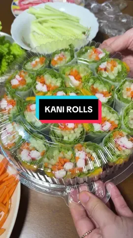 Kani Rolls #summersalad #summerrolls #healthysalad #tiktokfood #tiktokrecipe 
