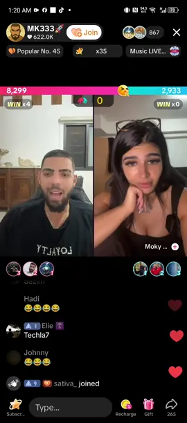 awal mara bi oum 3al live 😂😂 #mk #fyp #foryou #شعب_الصيني_ماله_حل😂😂  #mk11 