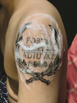 FORTIS FORTUNA ADIUVAT Open tatoo area Jaksel kebayoran baru #masbertokingdom #fyptiktok #fyptattoo #TATO #fypforyou 