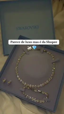 Mais uma da série: Parece de puxo mas é da SHOPEE 😍😍 #zara #joias #joia #colar #noiva 