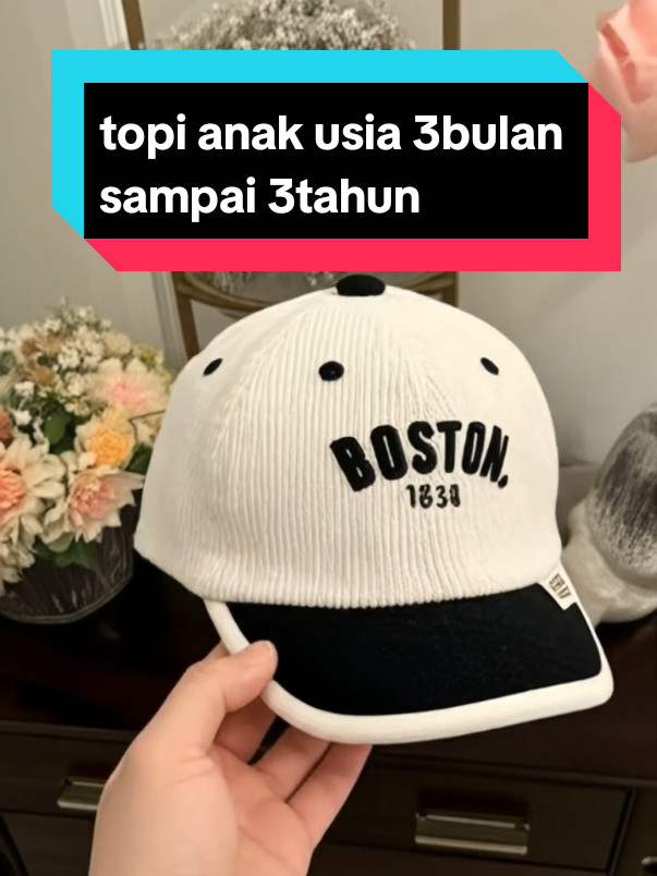 topi anak usia 3bulan sampai 3tahun #topianak #topibostonanak #topimurah 
