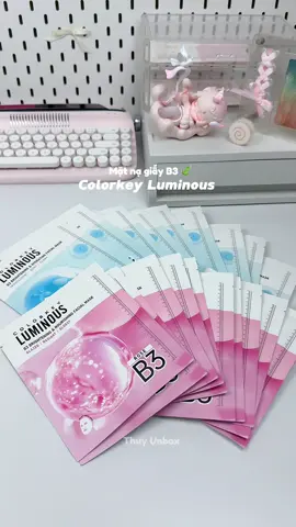 Mặt nạ giấy B3 Colorkey Luminous #colorkey #colorkeyluminous #matnagiayb3 #matnab3 #matnab3colorkeyluminous 