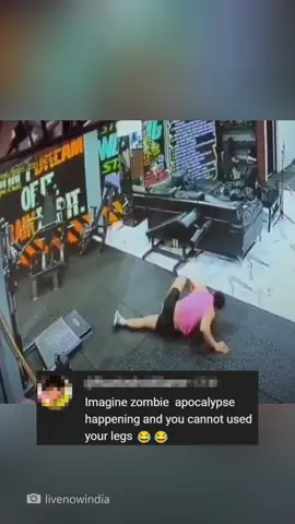 A man was working out his lower limbs at the gym when an #earthquake struck. He was the slowest runner...#gym#funny#funnyvideos#funnyvideo#hiit#humor#viralvideosofficial#viral#foryoupage#foryou#fyp#trending