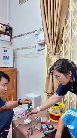 Vừa lắp vừa test máy tại chổ #chonggiattrondoi #daikiosan #ttmsutkieng2 #dienmayutkieng #antoandien 