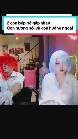 Khi 2 con “búp bê” gặp nhau #tuikidday #haihuoc #giaitri #noitiengbung #coslay 