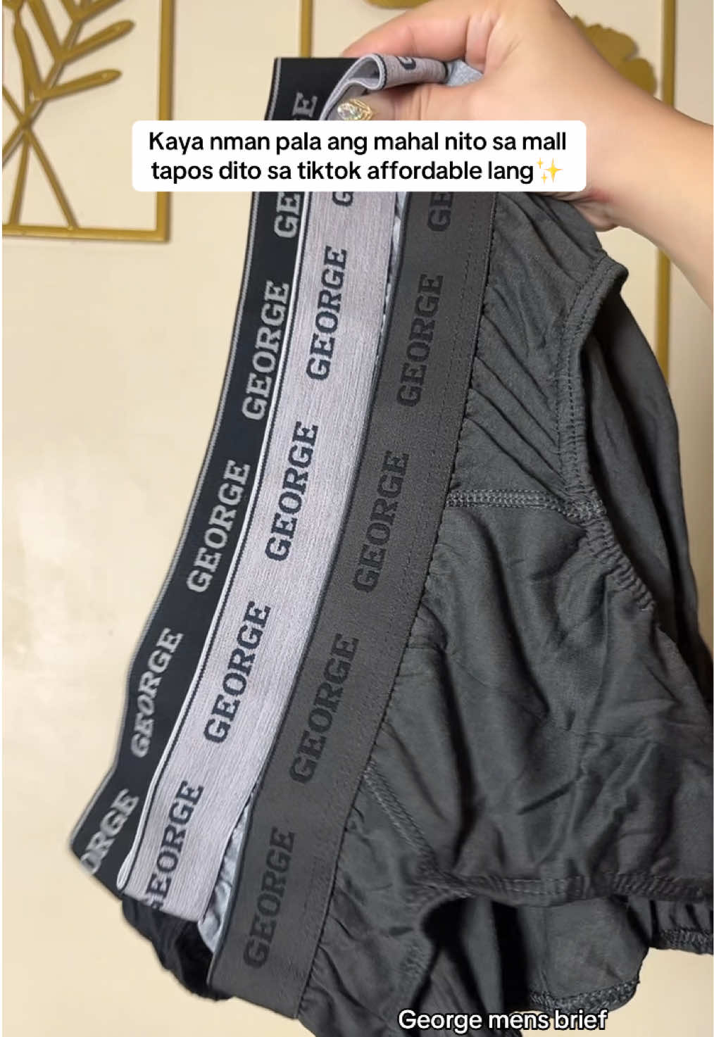 Geoge mens brief 3pcs #georgemensbrief #mensbrief #brief #affordablebrief #recommendations 