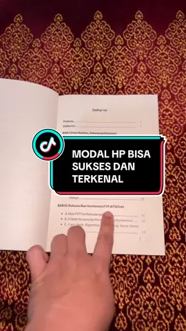 Modal HP bisa sukses dan terkenal. 