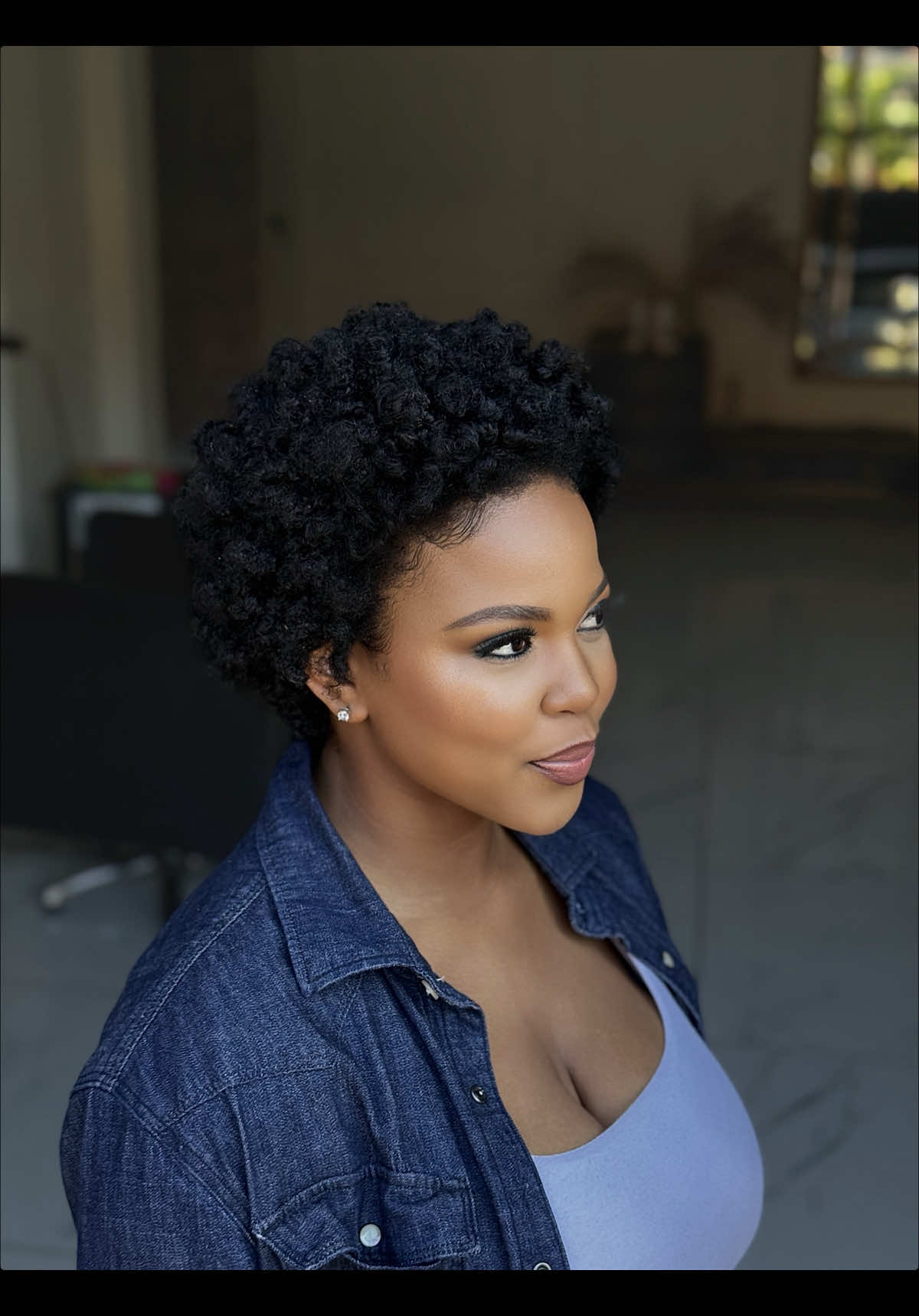 From tight coils to defined curls – obsessed with this new look for my 4C hair #4chair  #naturalhairstyles  #afrohairstyle  #durbanhairstylists  #CapCut 