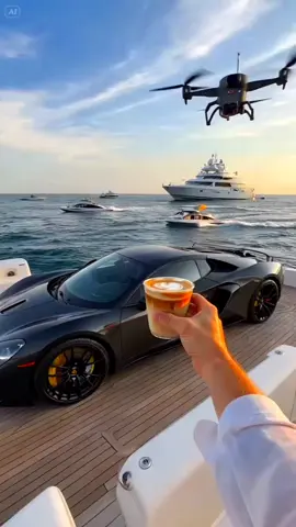 Dream Yacht Cruise | Ocean Escape #yacht #luxury #ai #luxurylife #fyp 