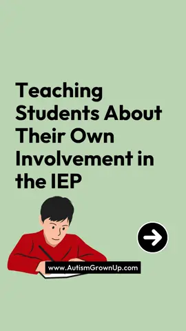 Teaching Students About Their Own Involvement in the IEP Students seeking to advocate for themselves must do so in front of a group of people who have a lot of decision-making power over their future education. Teaching and familiarizing students with how the IEP process works can go a long way toward helping students gauge what is the best use of their time while also helping to normalize the process and make it less stressful. So let’s dive in! 🔘 Explain the why. 🔘 Share resources. 🔘 Run a practice meeting. 🔘 Ramp up involvement. Access the full blog post here: https://www.autismgrownup.com/blogs/1/teaching-students-about-their-own-involvement-in-the-iep 🎵: Same Sun (Electronic) by Christopher Galovan