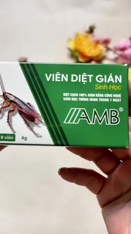 Viên diệt gián sinh học AMB hộp 8 viên#dietdan #viendietdan #xuaduoicontrung 