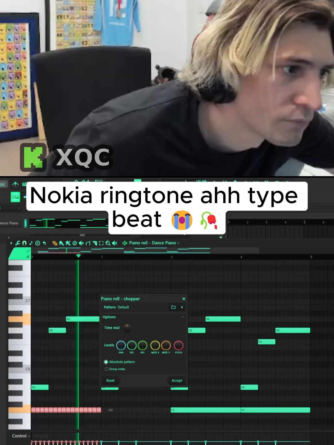 Dj Toenail back at the studio #xqc #xqclips #beatmaker #musicproduction #fyp